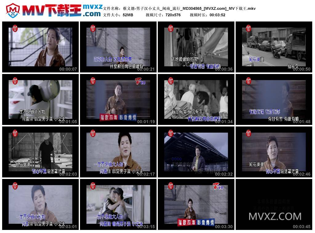 蔡义德-男子汉小丈夫_闽南_流行_MD304565